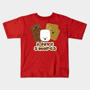 I Love S'Mores Kids T-Shirt